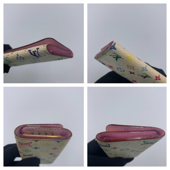 Authentic Louis Vuitton White Multicolor Key Case - Picture 4 of 16